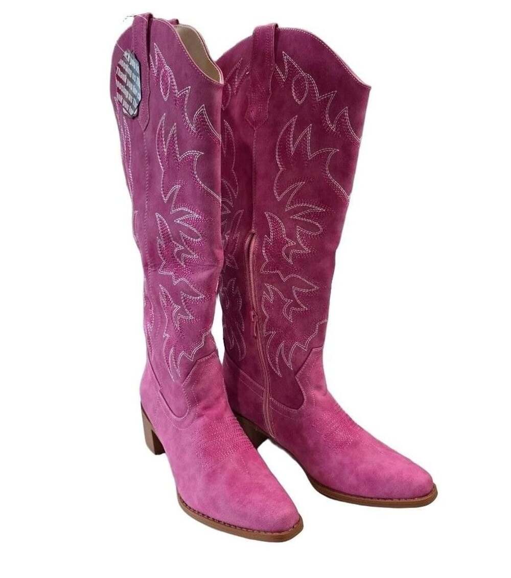 Pink Western Boots 9.5